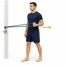 External Rotation (Banded or Dumbbell) exercise