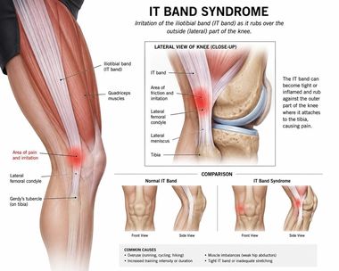 IT Band Syndrome infographic — Robert Pettit, MD